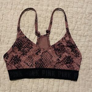 PINK Victoria's Secret Print Sports Bra